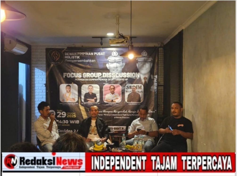 FGD Holistik Institute Bahas Independensi Polri, Hadir Akademisi hingga Aktivis Muda