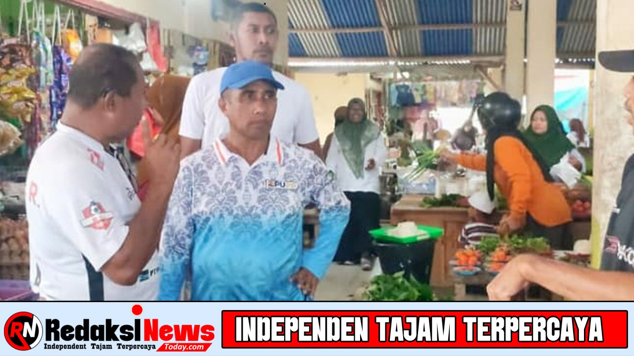 Sekda SBT dan OPD Kunjungi Pasar Gumumae Usai Senam Pagi