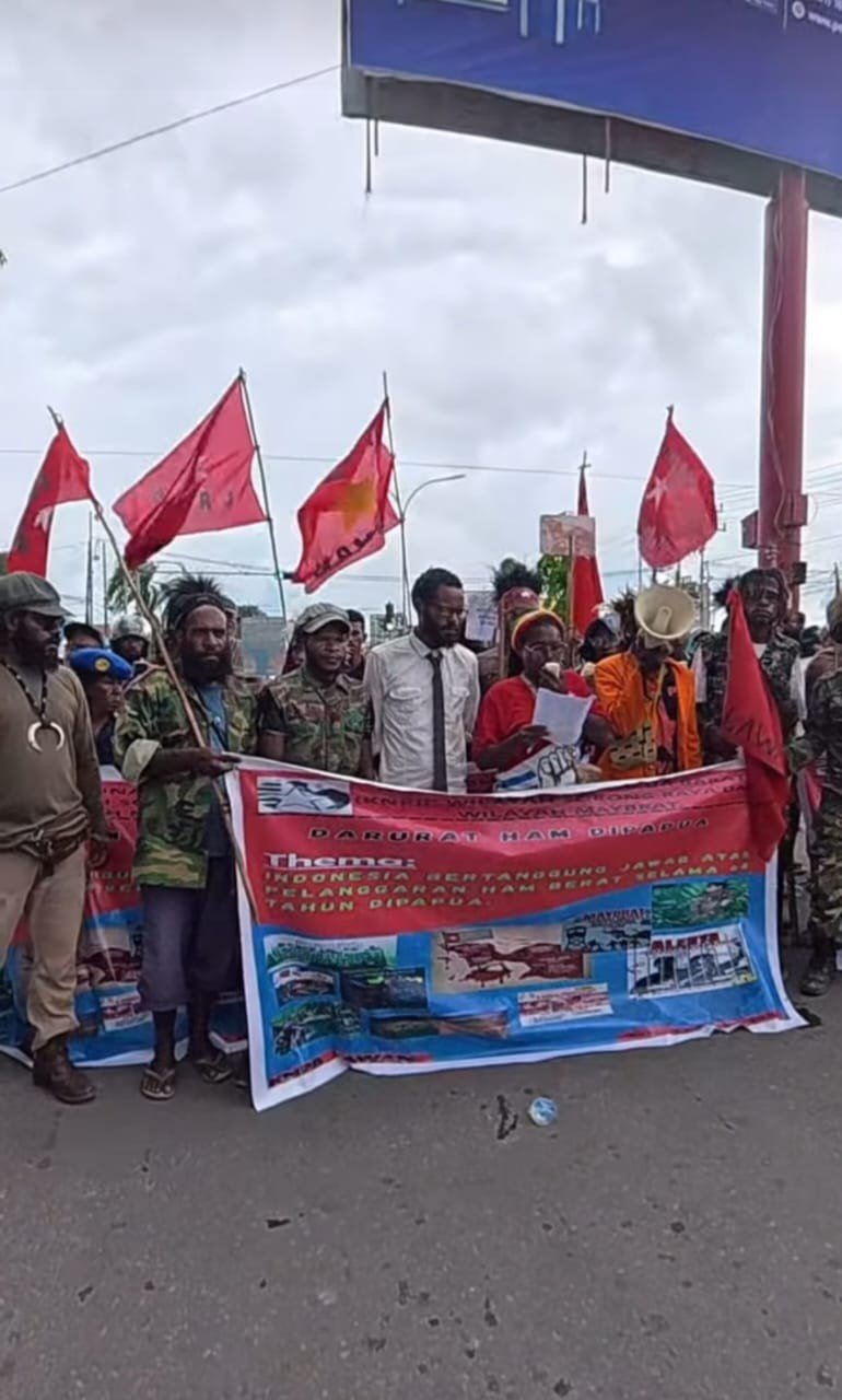 Pernyataan Sikap Hari HAM Nasional: KNPB Soroti Pengungsian, Kekerasan Aparat, dan Ancaman Terhadap Anak Papua