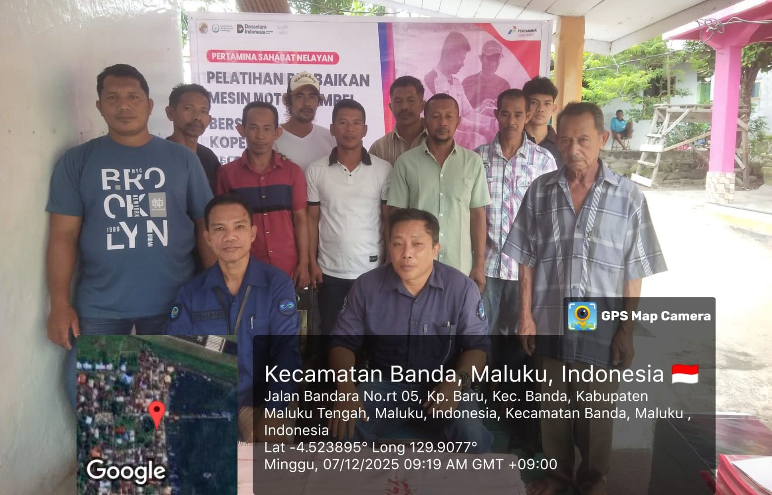 Program Pelatihan Perbaikan Mesin Motor Tempel Bersama Koperasi Perikanan Belgica Banda “Pertamina Sahabat Nelayan”