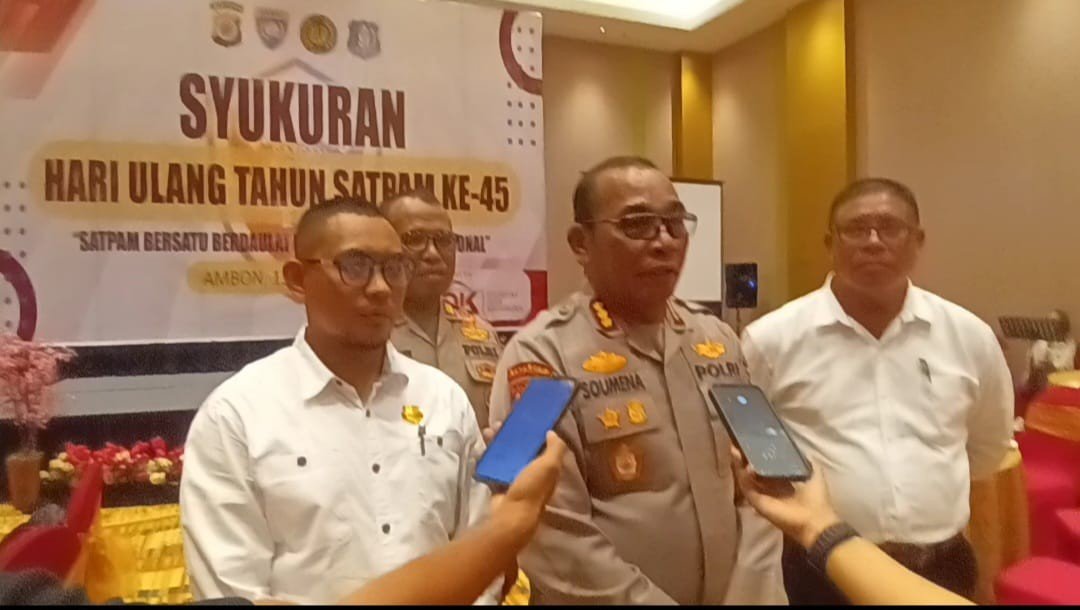 Dir Binmas Polda Maluku Ajak Satpam Tingkatkan Kewaspadaan dan Soliditas di HUT ke-45 & ABUJAPI Provinsi Maluku Akan Segera Dibentuk.