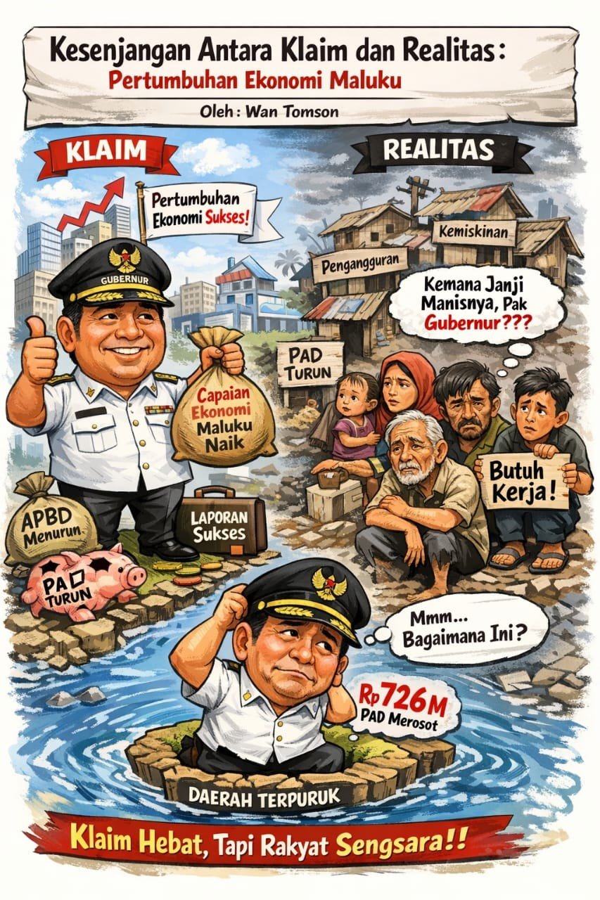 Kesenjangan Antara Klaim dan Realitas: Pertumbuhan Ekonomi Maluku