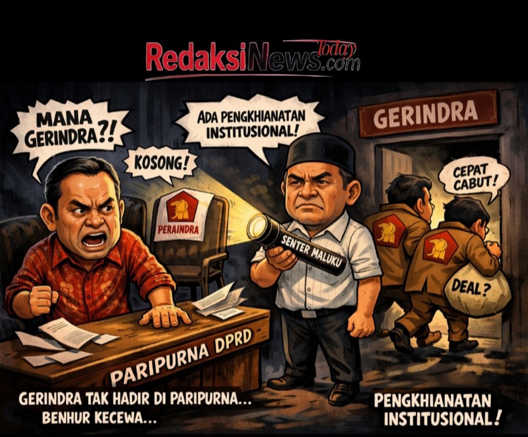 Gerindra Tak Hadiri Paripurna, Benhur Kecewa, Senter Maluku Nilai Ada Pengkhianatan Institusional