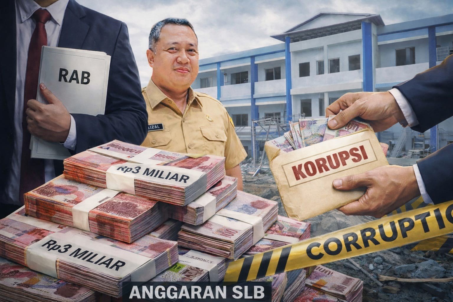 Dugaan Korupsi Anggaran Rp3 Miliar di SLB Galunggung Menguat, Konsultan Ari dan Pejabat Dinas Pendidikan Disorot