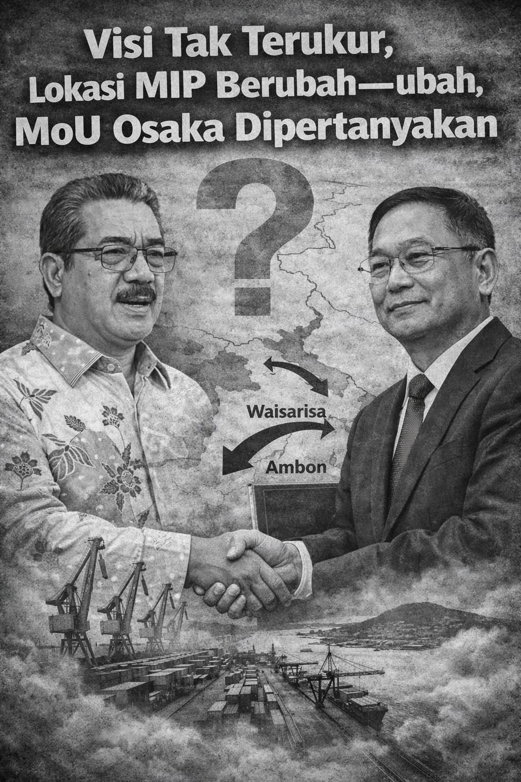 Visi Tak Terukur, Titik Lokasi MIP Berubah-ubah, MOU OSAKA Tak Tentu Arah