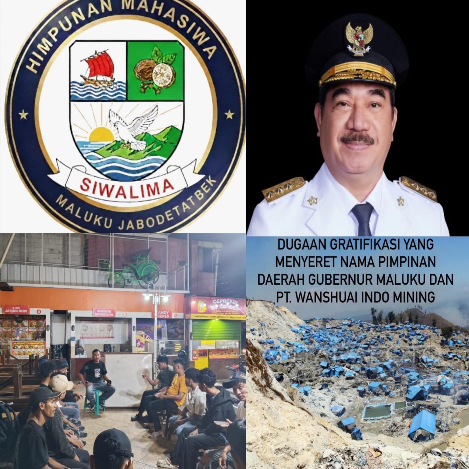 Dugaan Gratifikasi IPR Gunung Botak, Himpunan Mahasiswa Maluku – Jabodebek Desak Transparansi