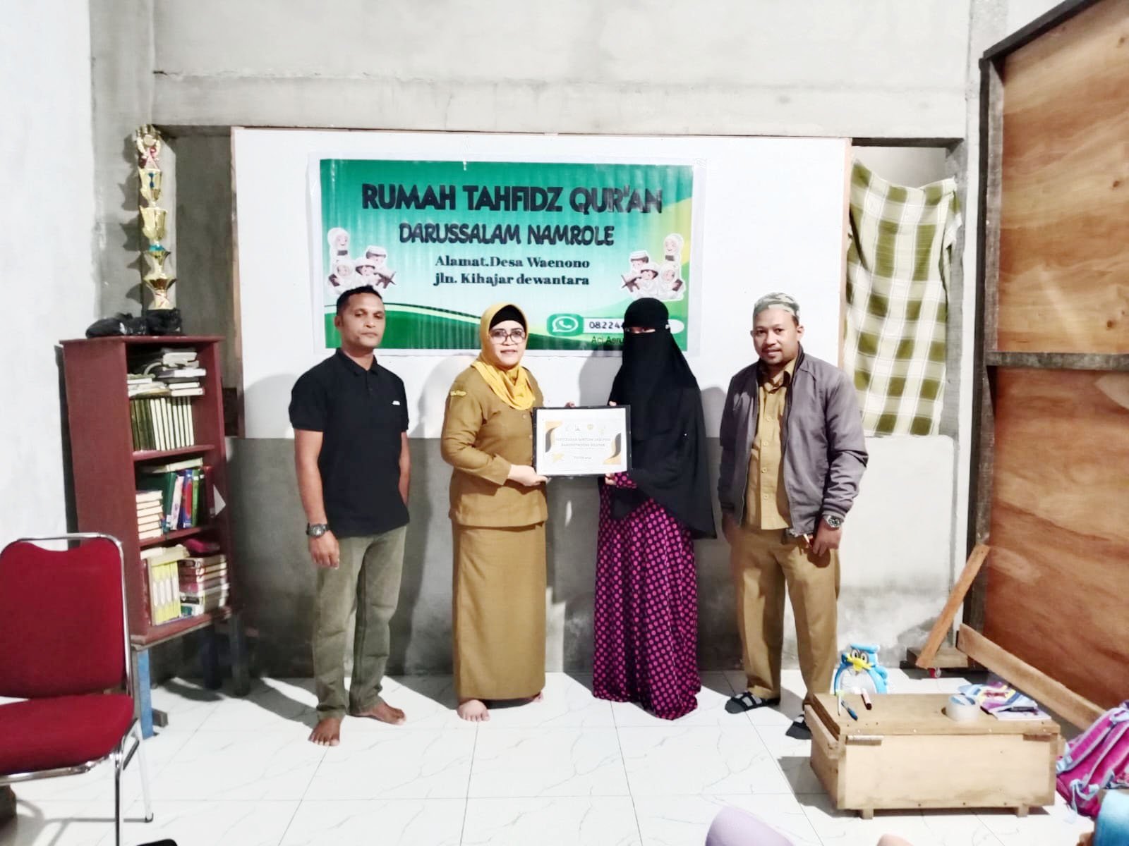 PHBI Buru Selatan Salurkan Bantuan ke Rumah Tahfidz Qur’an Darussalam Namrole.
