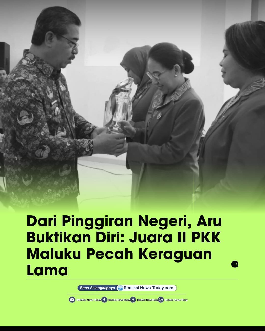Dari Pinggiran Negeri, Aru Buktikan Diri: Juara II PKK Maluku Pecah Keraguan Lama