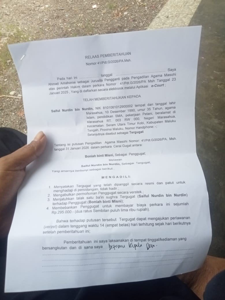 Dugaan Kelalaian Pemdes Marasahua Berujung Laporan ke Ombudsman dan Polisi