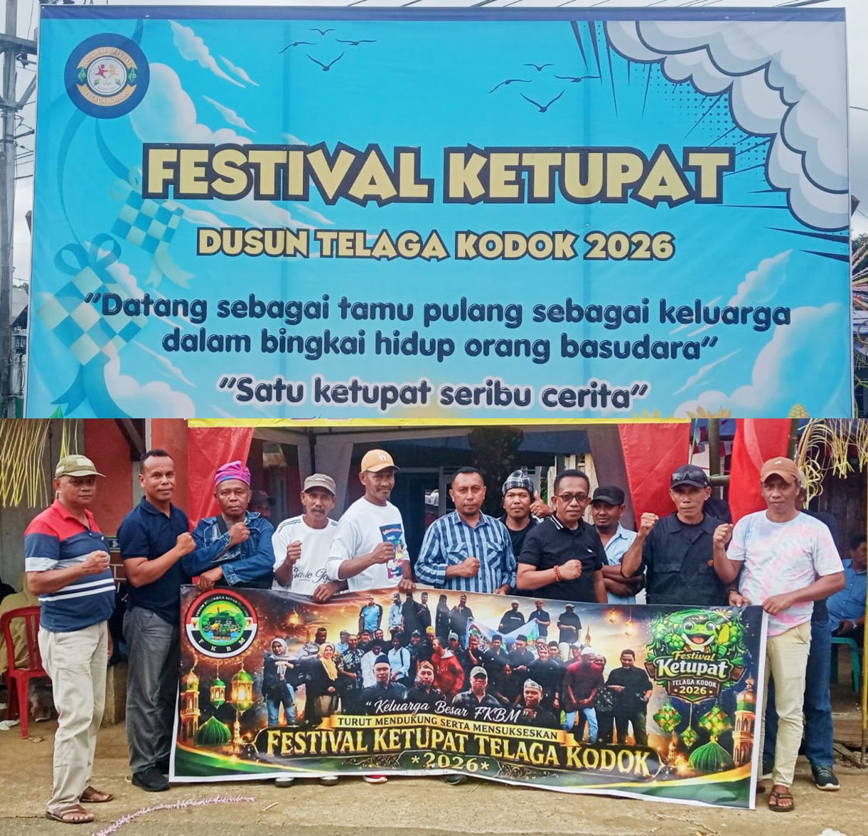 Turut Hadir Pada Festival Ketupat, FKBM Apresiasi Panitia dan Sukseskan Festival Ketupat Telaga Kodok 2026.