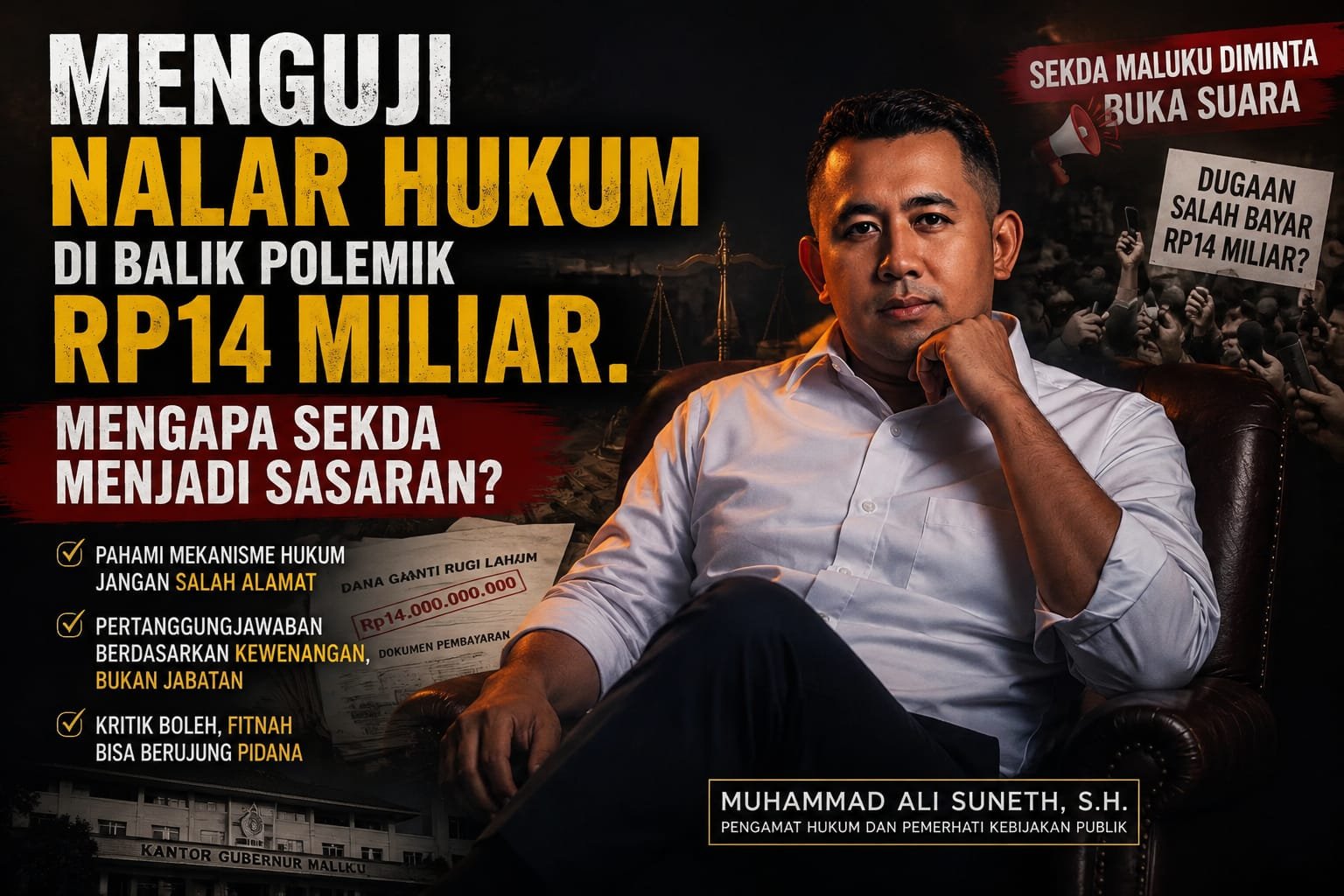 Sebelum Menuding Sekda, Pahami Dulu Siapa yang Bertanggung Jawab Menurut Undang-Undang