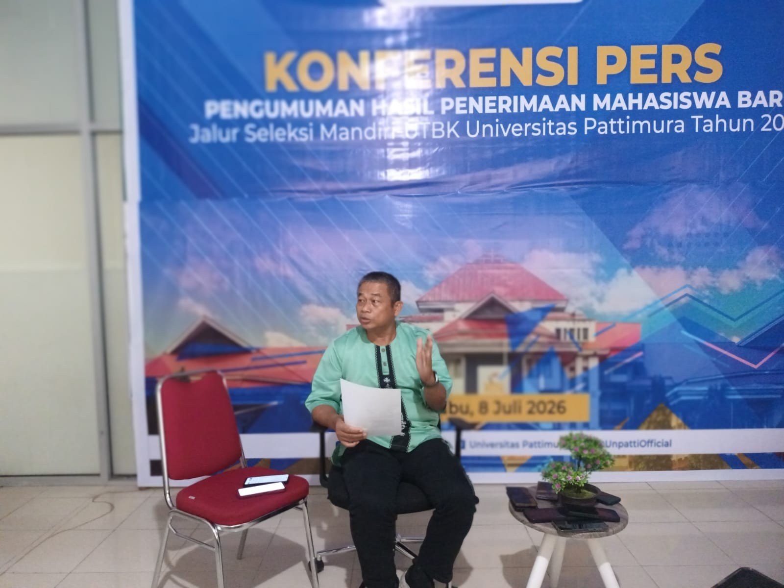 Unpatti Imbau Calon Mahasiswa Tidak Terpaku pada Prodi Favorit