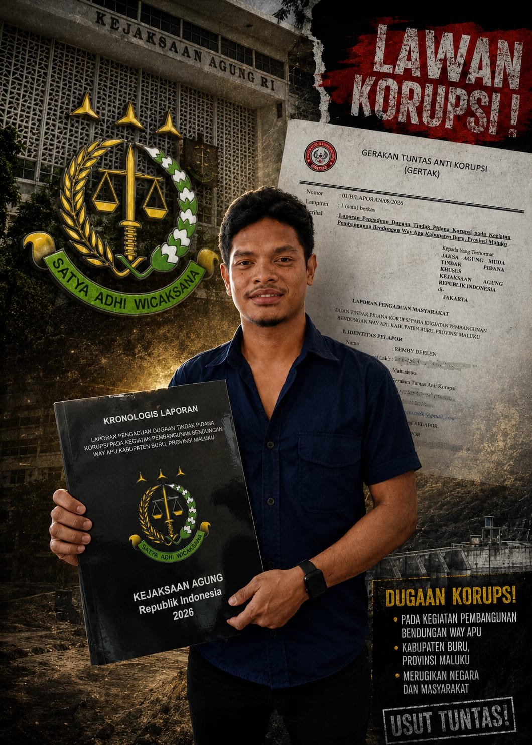 Bila Kejati Maluku Tak Tuntas, Kejagung Harus Turun Tangan Selidiki Dugaan Penyimpangan Bendungan Way Apu
