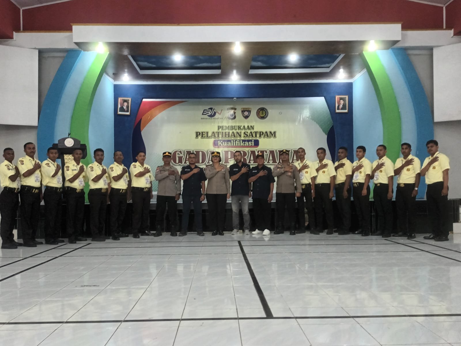 Diwakili Kasubdit Polmas, Dirbinmas Polda Maluku Tekankan Profesionalisme Satpam Gada Pratama