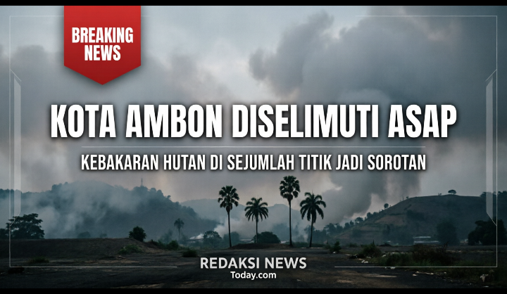 KOTA AMBON DISELIMUTI ASAP, KEBAKARAN HUTAN DI SEJUMLAH TITIK JADI SOROTAN
