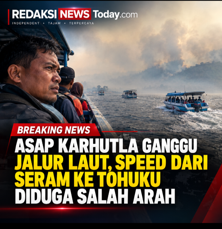 ASAP KARHUTLA GANGGU JALUR LAUT, SPEED DARI SERAM KE TOHUKU DILAPORKAN SALAH ARAH
