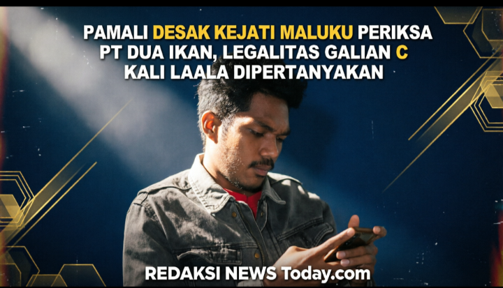 PAMALI DESAK KEJATI MALUKU PERIKSA PT DUA IKAN, LEGALITAS GALIAN C KALI LAALA DIPERTANYAKAN