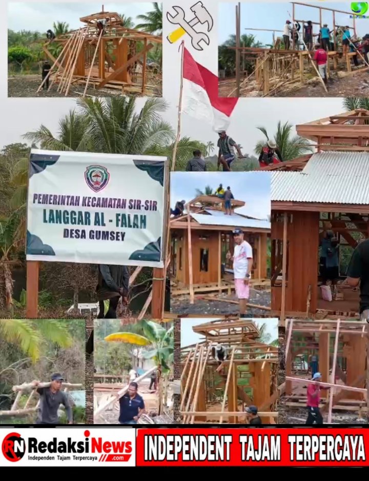 Toleransi di Gomsey Jadi Kekuatan, Pembangunan Langgar Al-Falah Dikebut
