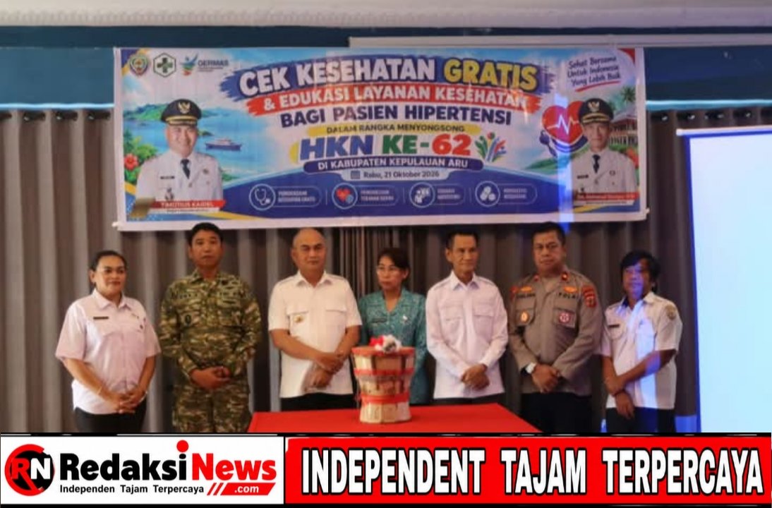 Bupati Aru Dorong Cek Kesehatan Gratis Menjangkau Warga Pesisir dan Pelosok